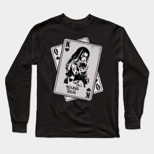 Retro Young Thug 80s card Style Long Sleeve T-Shirt